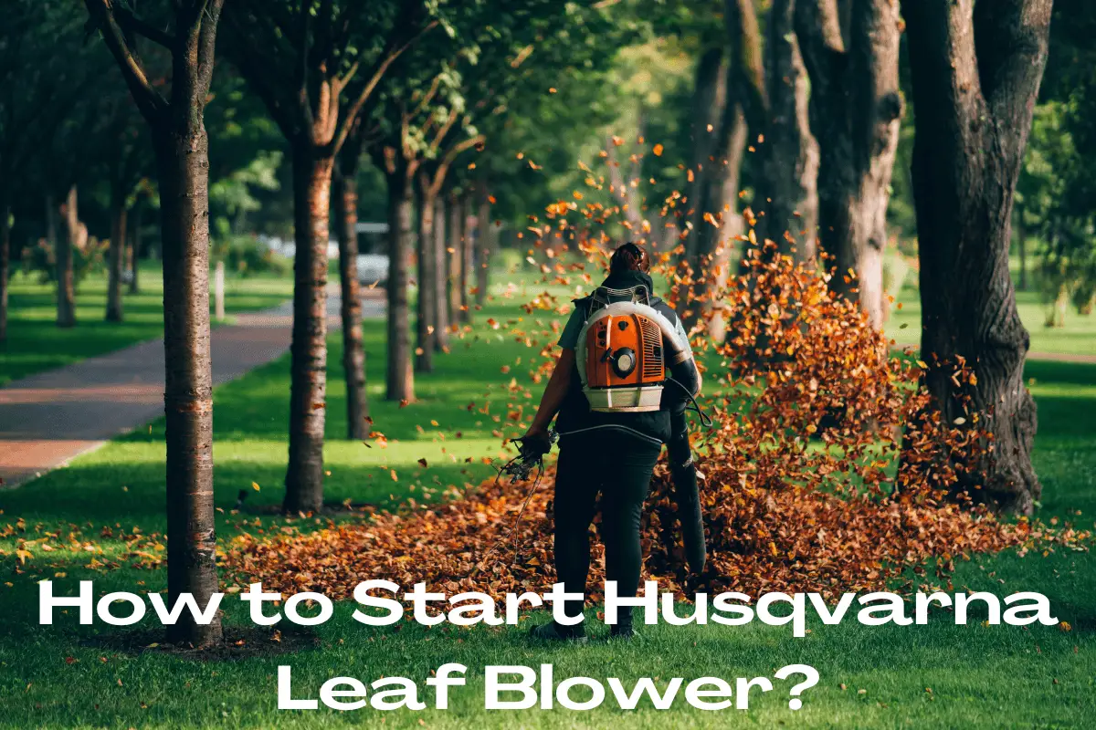 How to Start Husqvarna Leaf Blower?