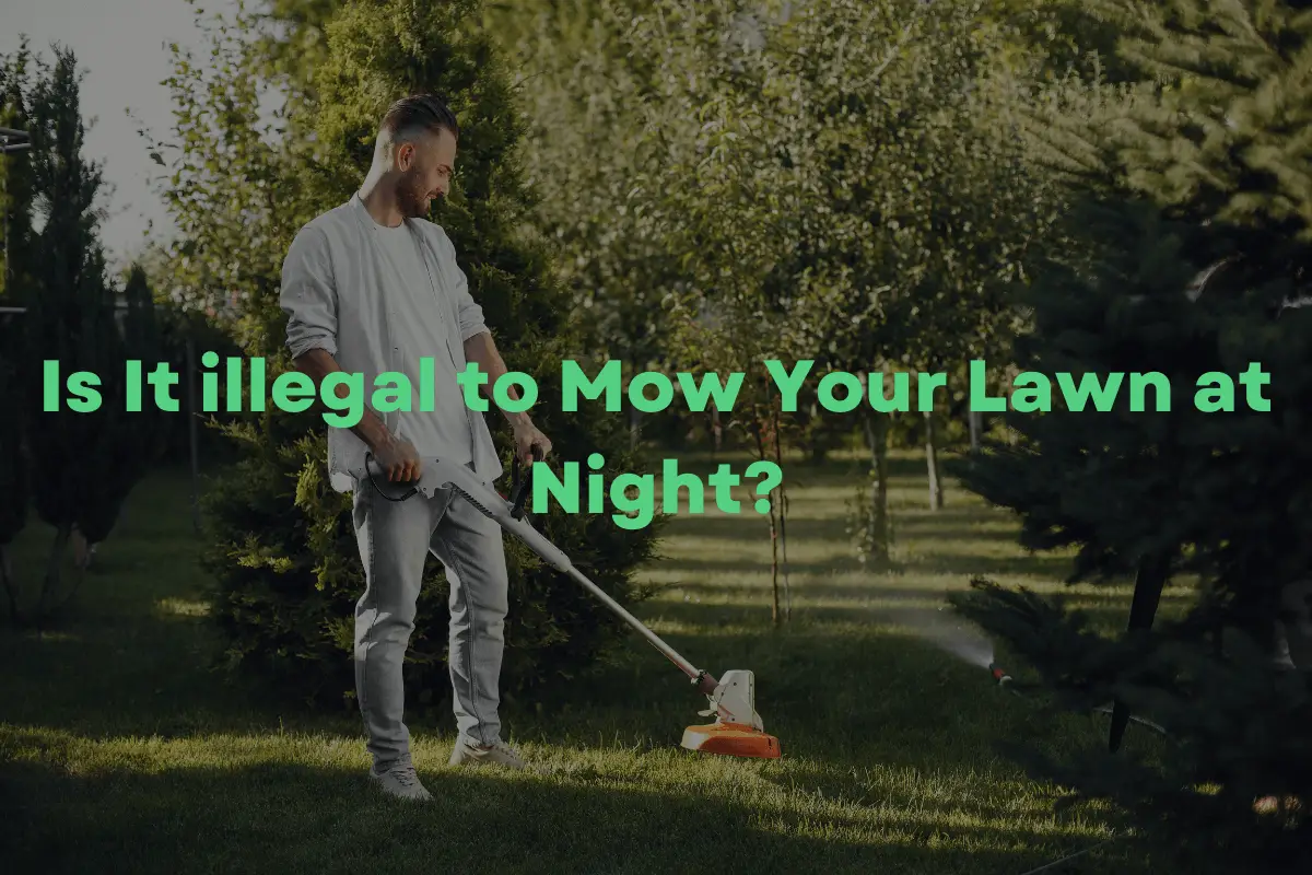 Is It illegal to Mow Your Lawn at Night?