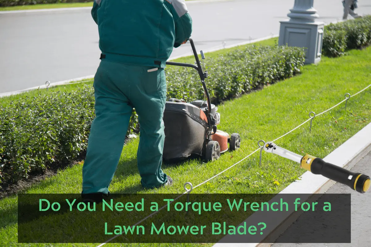 Do You Need a Torque Wrench for a Lawn Mower Blade?