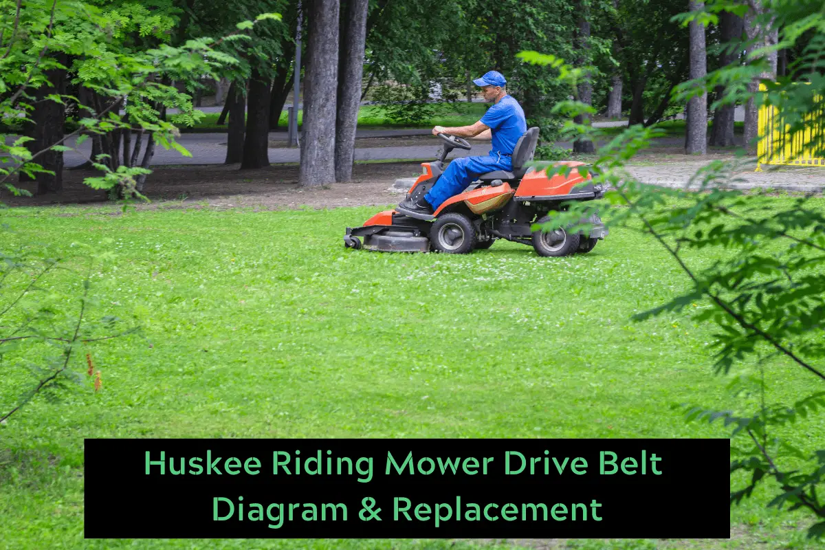 Huskee Riding Mower Drive Belt Diagram