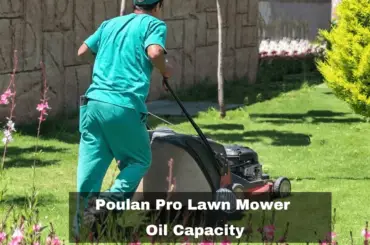 Poulan Pro Lawn Mower Oil Capacity